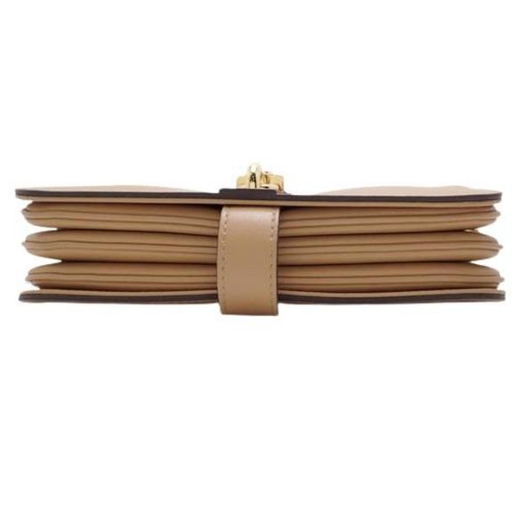 Rendezvous  Crossbody Clutch Calf Beige Gold Metal Fittings - Picture 4 of 6